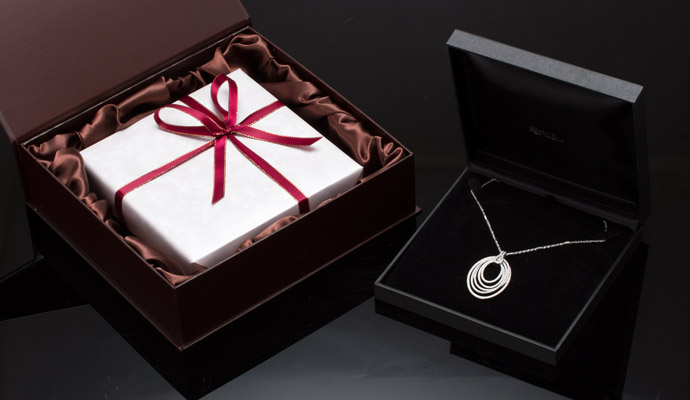 オーバル デザイン ネックレス シルバー925