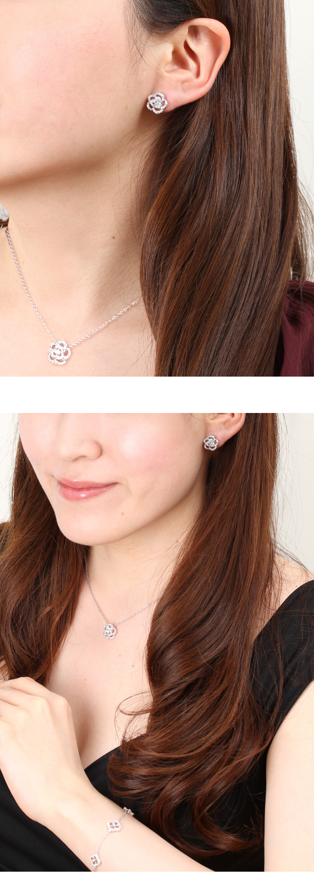 10%OFF】ローズ ピアス | ニューヨークからの贈り物