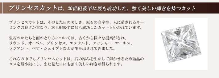 近年もっとも成功したカット プリンセスカット