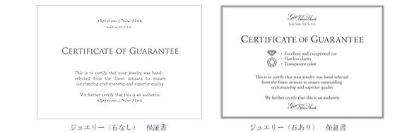 Certificate of Guarantee